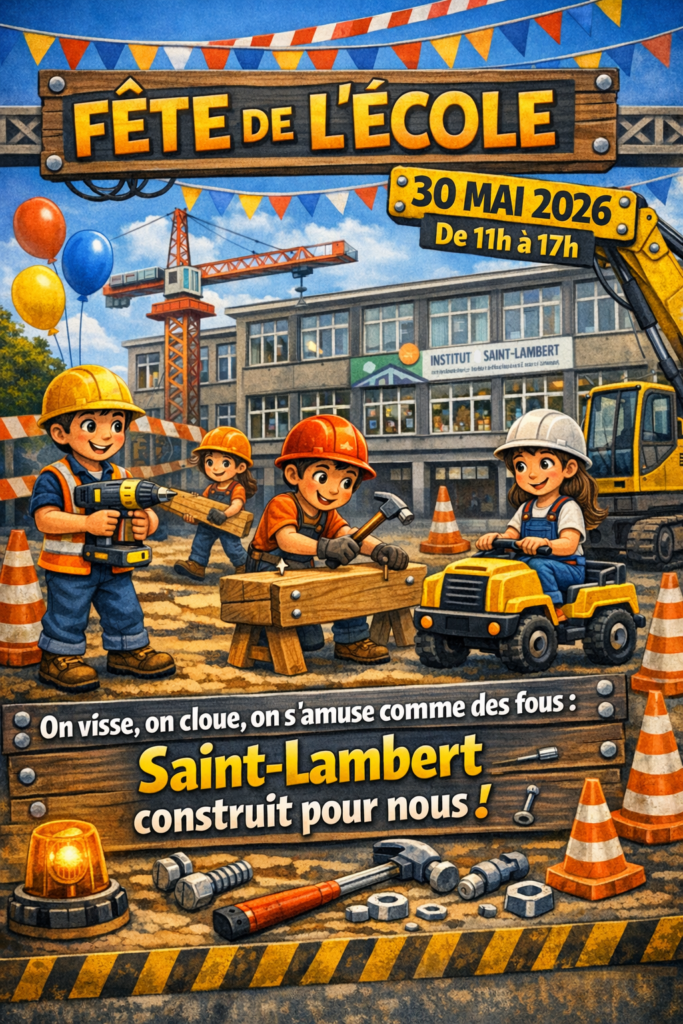 Affiche fête de l'école